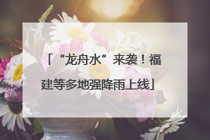 “龙舟水”来袭！福建等多地强降雨上线