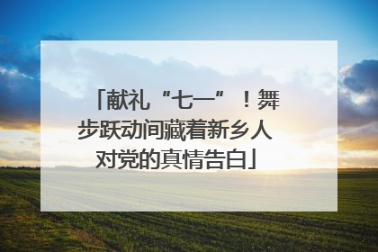 献礼“七一”！舞步跃动间藏着新乡人对党的真情告白