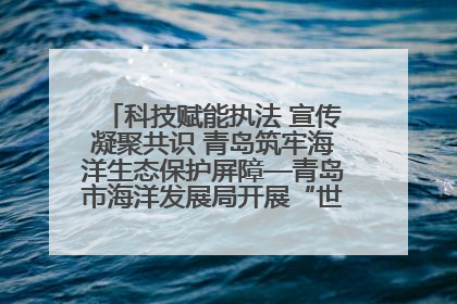 科技赋能执法 宣传凝聚共识 青岛筑牢海洋生态保护屏障—青岛市海洋发展局开展“世界海洋日”和“全国海洋宣传日”宣传活动