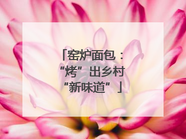 窑炉面包：“烤”出乡村“新味道”