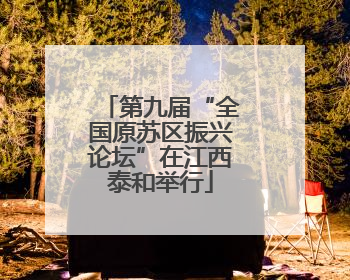 第九届“全国原苏区振兴论坛”在江西泰和举行