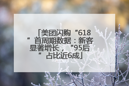 美团闪购“618”首周期数据：新客显著增长，“95后”占比近6成