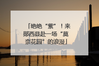 绝绝“紫”！来郧西县赴一场“莫奈花园”的浪漫