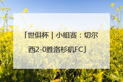 世俱杯｜小组赛：切尔西2-0胜洛杉矶FC
