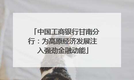 中国工商银行甘南分行：为高原经济发展注入强劲金融动能