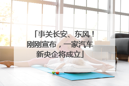 事关长安、东风！刚刚宣布，一家汽车新央企将成立