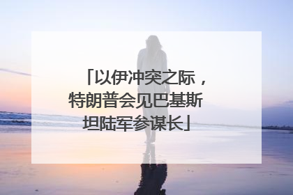 以伊冲突之际，特朗普会见巴基斯坦陆军参谋长
