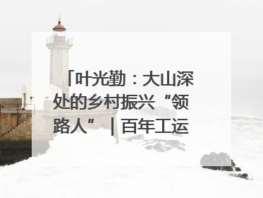 叶光勤：大山深处的乡村振兴“领路人”｜百年工运·劳模说