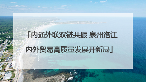 内通外联双链共振 泉州洛江内外贸易高质量发展开新局