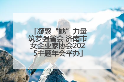凝聚“她”力量 筑梦强省会 济南市女企业家协会2025主题年会举办