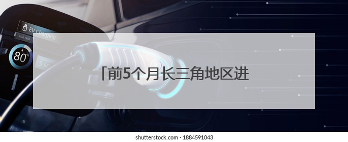 前5个月长三角地区进出口总值增长5.2%