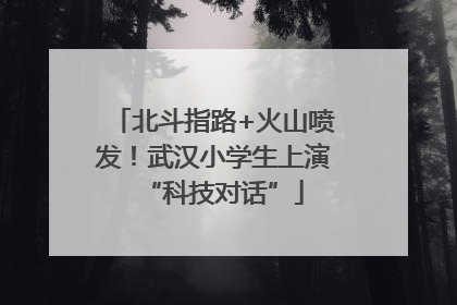 北斗指路+火山喷发！武汉小学生上演“科技对话”