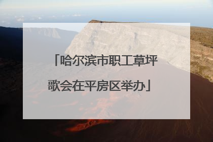 哈尔滨市职工草坪歌会在平房区举办