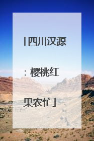 四川汉源：樱桃红 果农忙