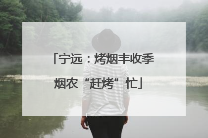 宁远：烤烟丰收季 烟农“赶烤”忙