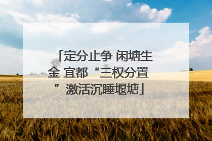 定分止争 闲塘生金 宜都“三权分置”激活沉睡堰塘