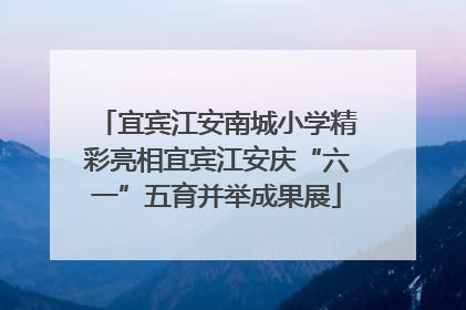 宜宾江安南城小学精彩亮相宜宾江安庆“六一”五育并举成果展
