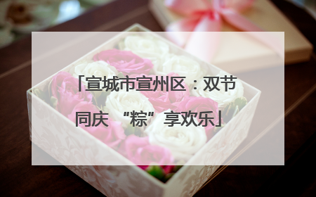 宣城市宣州区：双节同庆 “粽”享欢乐