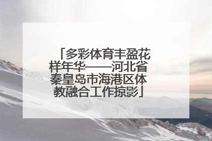 多彩体育丰盈花样年华——河北省秦皇岛市海港区体教融合工作掠影