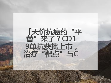 天价抗癌药“平替”来了？CD19单抗获批上市，治疗“靶点”与CAR-T相同