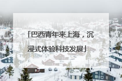 巴西青年来上海，沉浸式体验科技发展