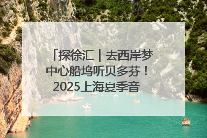 探徐汇｜去西岸梦中心船坞听贝多芬！2025上海夏季音乐节公布节目阵容