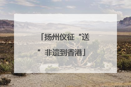 扬州仪征“送”非遗到香港