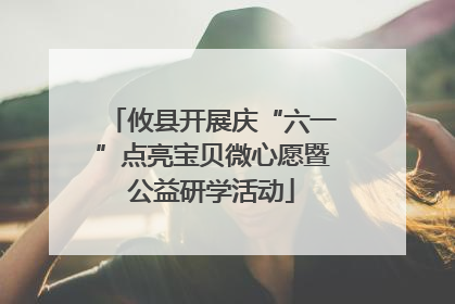 攸县开展庆“六一”点亮宝贝微心愿暨公益研学活动