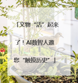 文物“活”起来了！AI数智人邀您“触摸历史”