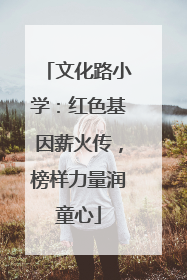 文化路小学：红色基因薪火传，榜样力量润童心