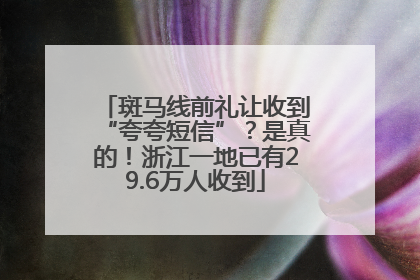 斑马线前礼让收到“夸夸短信”？是真的！浙江一地已有29.6万人收到