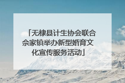 无棣县计生协会联合佘家镇举办新型婚育文化宣传服务活动