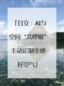 日立：AI与空间“共呼吸” 主动定制全感好空气