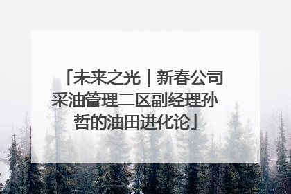 未来之光｜新春公司采油管理二区副经理孙哲的油田进化论