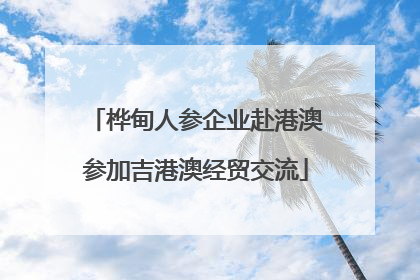 桦甸人参企业赴港澳参加吉港澳经贸交流