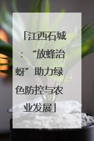 江西石城：“放蜂治蚜”助力绿色防控与农业发展