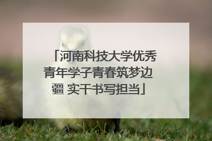 河南科技大学优秀青年学子青春筑梦边疆 实干书写担当