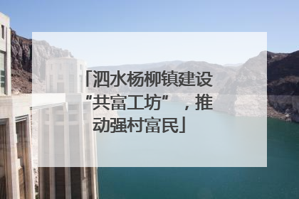 泗水杨柳镇建设“共富工坊”，推动强村富民