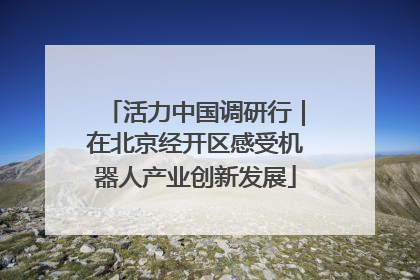 活力中国调研行｜在北京经开区感受机器人产业创新发展