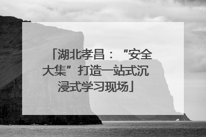 湖北孝昌：“安全大集”打造一站式沉浸式学习现场