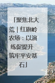 聚焦北大荒｜红旗岭农场：以演练促提升 筑牢平安基石