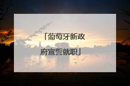 葡萄牙新政府宣誓就职