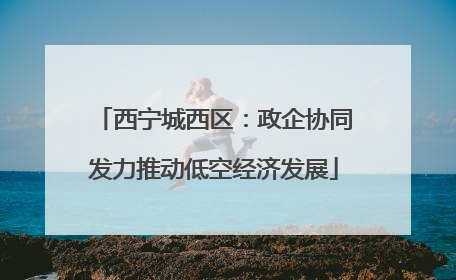 西宁城西区：政企协同发力推动低空经济发展