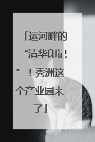 运河畔的“清华印记”！秀洲这个产业园来了