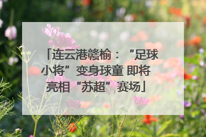 连云港赣榆：“足球小将”变身球童 即将亮相“苏超”赛场