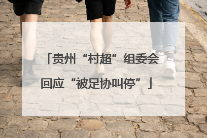 贵州“村超”组委会回应“被足协叫停”