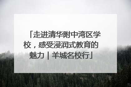 走进清华附中湾区学校，感受浸润式教育的魅力｜羊城名校行
