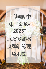 超燃 中柬“金龙-2025”联演多武器实弹训练现场来啦