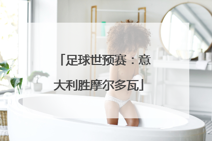足球世预赛：意大利胜摩尔多瓦