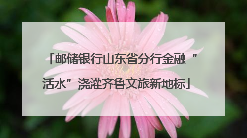 邮储银行山东省分行金融“活水”浇灌齐鲁文旅新地标